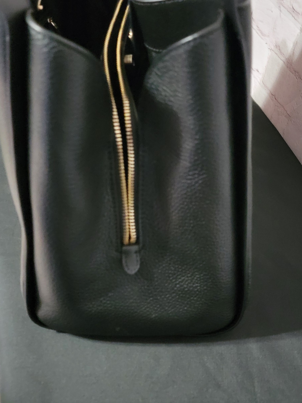 Kate Spade Black Pebbled Leather Shoulder Tote - Picture 5 of 6